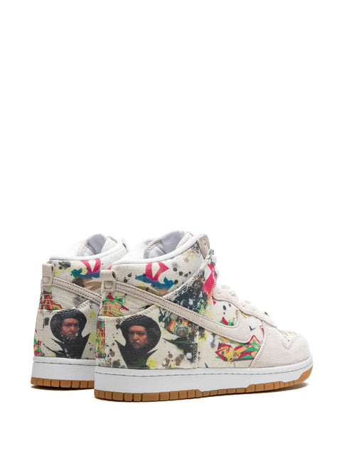 Men's  Nike SB Dunk High x Supreme Rammellzee Shoes