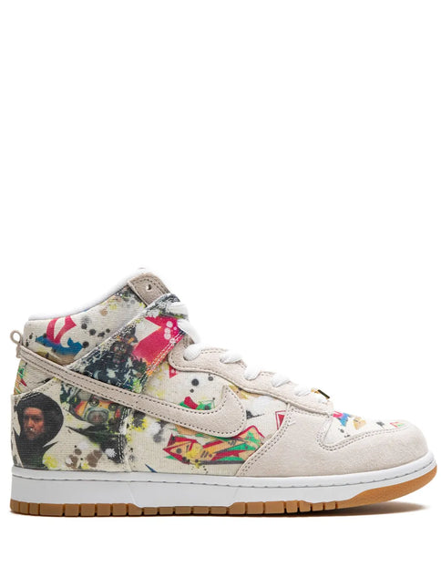 Men's  Nike SB Dunk High x Supreme Rammellzee Shoes