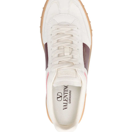 Men's Valentino Garavani Upvillage Low-Top White Multicolor Sneakers