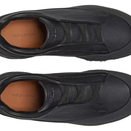 Men's Zegna Triple Stitch™ Monte Black Sneakers
