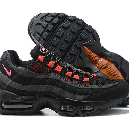 Men's Nike Air Max 95 Black Laser Crimson Shoes