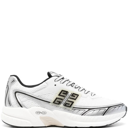 Men's Givenchy Baskets NFNTY-52 White Silver Black Sneakers