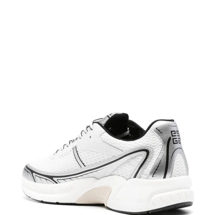 Men's Givenchy Baskets NFNTY-52 White Silver Black Sneakers