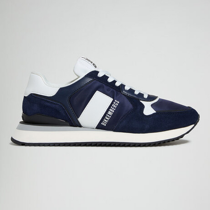 Men’s Bikkembergs Puyol Navy White Sneakers
