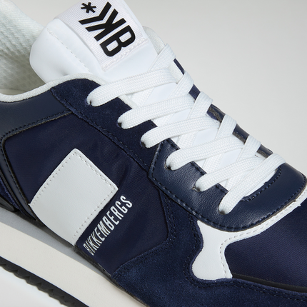 Men’s Bikkembergs Puyol Navy White Sneakers
