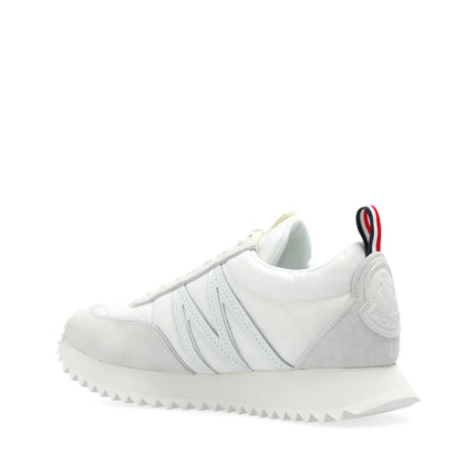 Men's Pacey Nylon & Suede White Sneakers