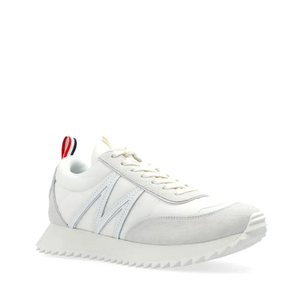Men's Pacey Nylon & Suede White Sneakers