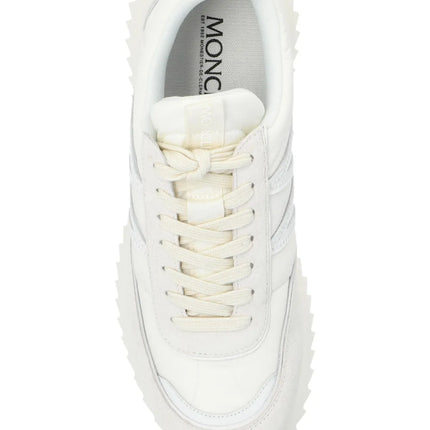 Men's Pacey Nylon & Suede White Sneakers