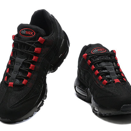 Men's Nike Air Max 95 Black Team Crimson Shoes