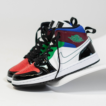 Men's Nike Air Jordan 1 Mid SE Multicolor Shoes
