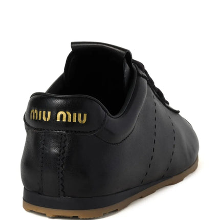 Men's Miu Miu Low Top Black Sneaker