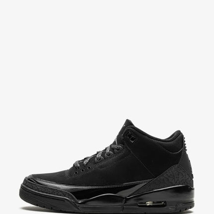 Men's Nike Air Jordan 3 Black Cat Shoes
