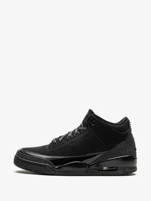 Men's Nike Air Jordan 3 Black Cat Shoes