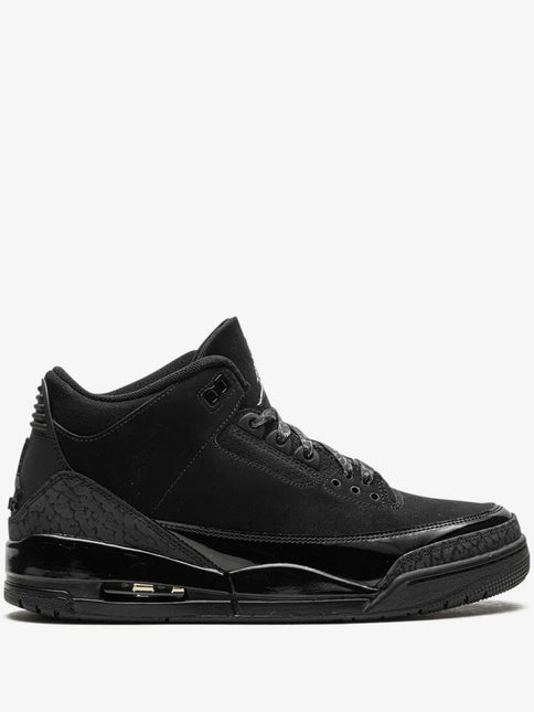 Men's Nike Air Jordan 3 Black Cat Shoes