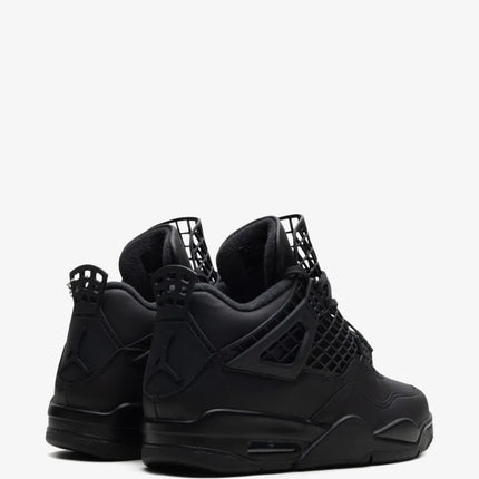 Men's Nike Air Jordan 4  Net Black Shoes