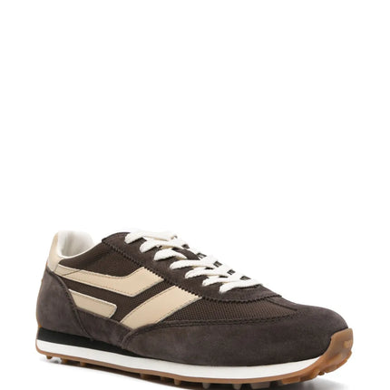Men's Tom Ford Mick Panelled Cedar Brown Sneakers