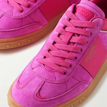 Men's Valentino Garavani Upvillage Low-Top Pink Sneakers