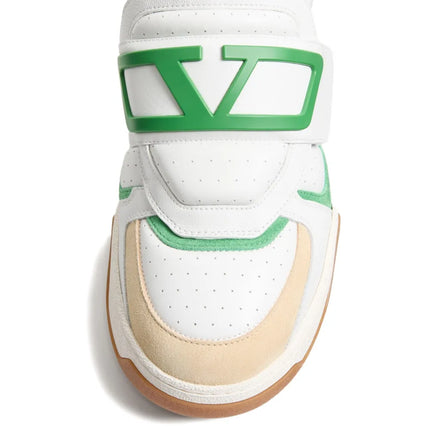 Men's Valentino Garavani Joie De Jouer White Green Sneakers