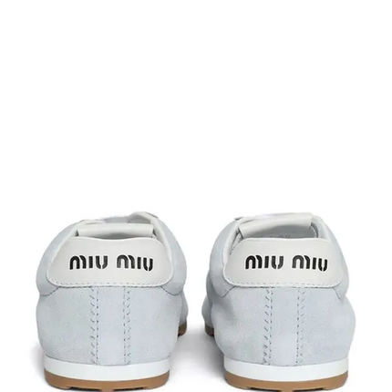 Men's Miu Miu Low Top Blue Sneaker