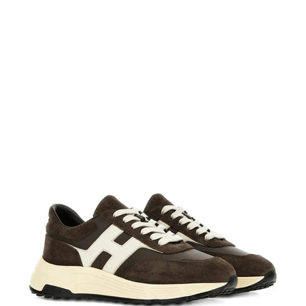 Men's Hogan Hi-Fi  Coffee Brown Sneakers