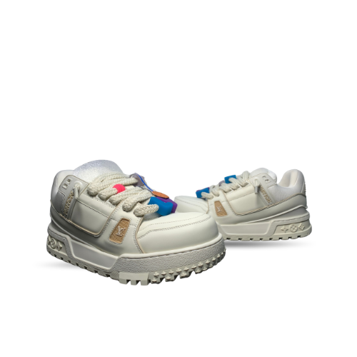 Men's Louis Vuitton LV Trainer Maxi White  Sneakers