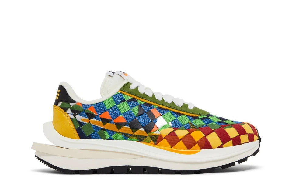 Men's Jean Paul Gaultier x sacai x Nike VaporWaffle Woven Green Gusto Shoes