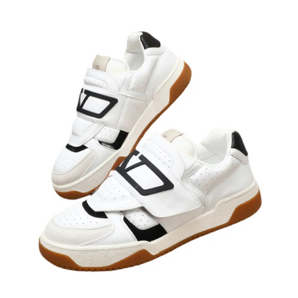 Men's Valentino Garavani Joie De Jouer White Black Sneakers