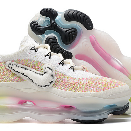 Men's Nike Air Max Scorpion Flyknit Pink White Shoes