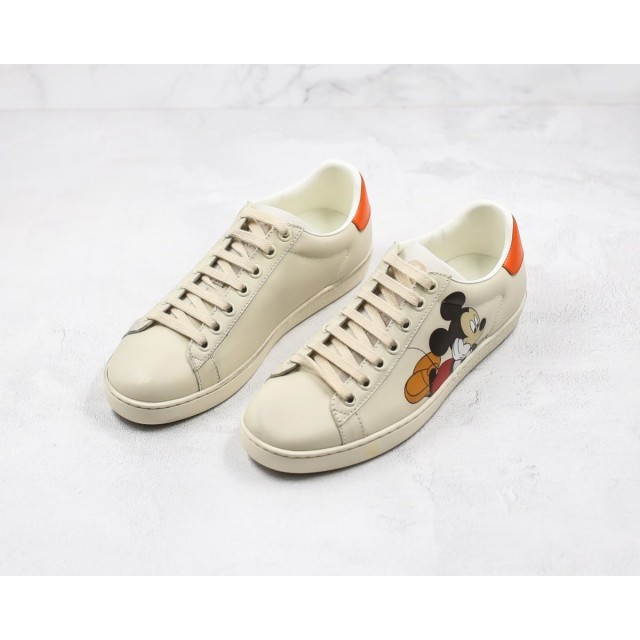 Men's Gucci x Disney Ace Low Mickey Mouse Ivory Sneakers
