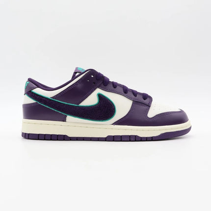 Men's Nike Dunk Low Chenille Swoosh Grand Purple Shoes