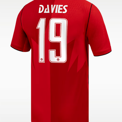 Alphonso Davies Canada National Team 2026 Home Jersey - Red
