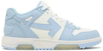 Men's Off-White Out Of Office Sneakers In White Light Blue