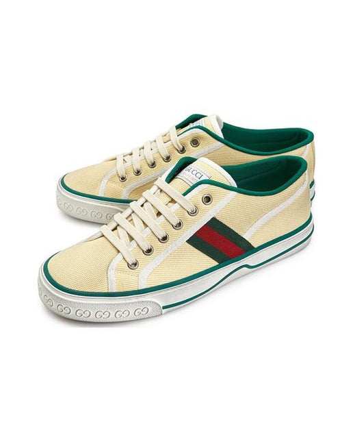 Men's Disney x Gucci Tennis 1977 Off White Sneaker