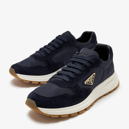 Men's Prada Montecarlo Re-Edition 2005 Leather Navy Sneakers
