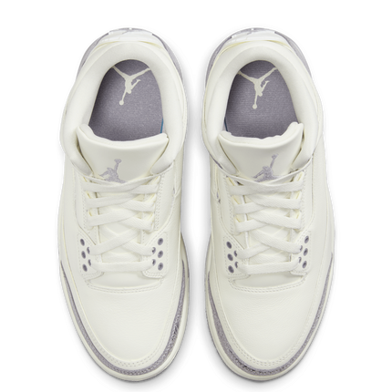 Men's Nike Air Jordan 3 Sail Cement Grey Shoes