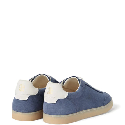 Men’s Brunello Cucinelli Suede Ice Blue Sneakers