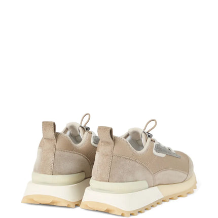Men’s Brunello Cucinelli Mesh Beige Sand Sneakers
