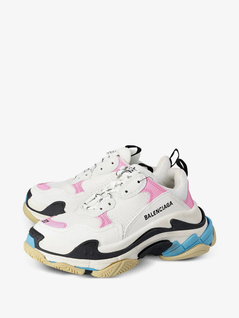 Men's Balenciaga Triple S Trainer White Pink Sneakers