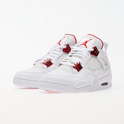 Men's Nike Air Jordan 4 White University Red Shoes