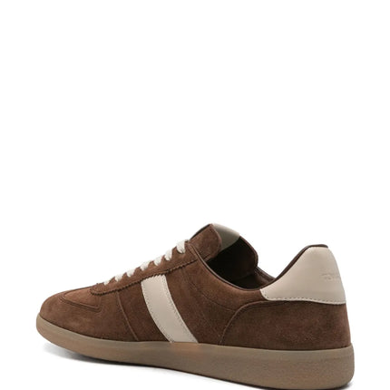 Men's Tom Ford Suede Sneakers With Panels Chocolate Brown