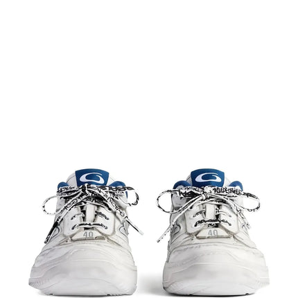 Men' Balenciaga Hamptons Worn-out Trainers White Sneaker