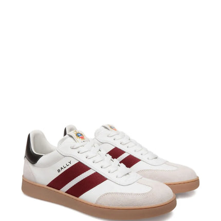 Men's Bally Retro Crest White Sneaker