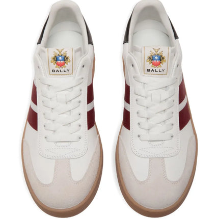 Men's Bally Retro Crest White Sneaker