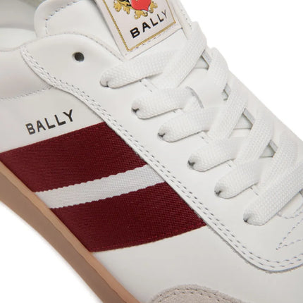Men's Bally Retro Crest White Sneaker