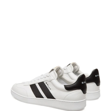 Men's Bally Retro Crest White Sneaker