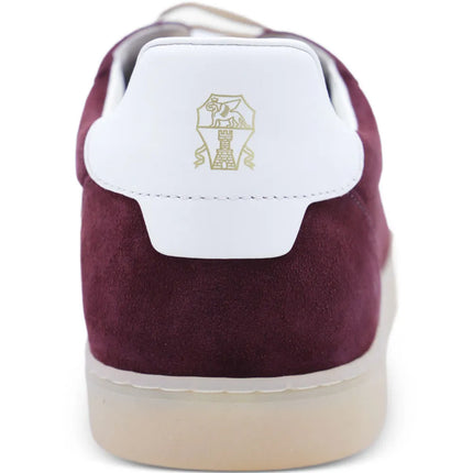 Men’s Brunello Cucinelli Suede Bordeaux Sneakers