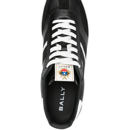 Men's Bally Retro Crest Black Sneaker