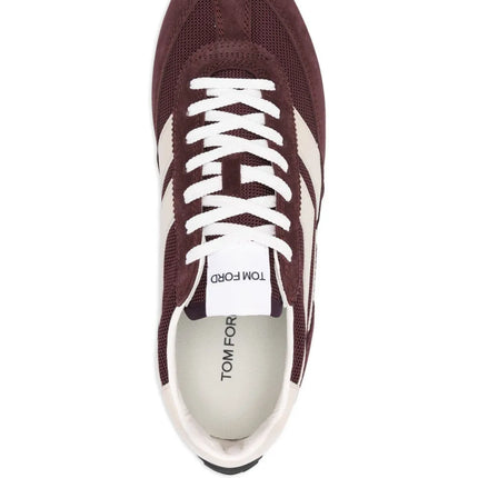 Men's Tom Ford Mick Panelled Red Sneakers