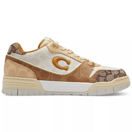Men's COACH SoHo Leather Lace-Up Casual Multi Sneakers