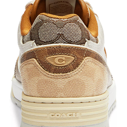 Men's COACH SoHo Leather Lace-Up Casual Multi Sneakers